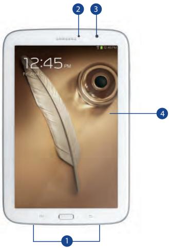 SAMSUNG GALAXY NOTE 8.0 1660 - Front View - 1