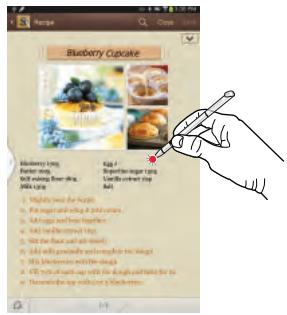 SAMSUNG GALAXY NOTE 8.0 1660 - S Pen Screen Capture - 1