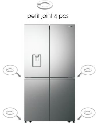 HISENSE NC - Alignement des portes (si nécessaire) - 1