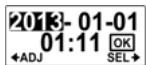 HITACHI DVS5P8+RCWDO1 - Date et heures - 2