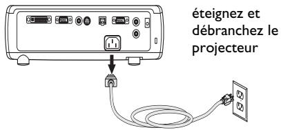 INFOCUS X8 - Avertissements : - 2