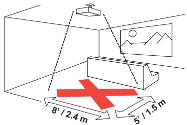 INFOCUS X8 - Consignes de sécurité importantes pendant le fonctionnement - 1