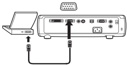 INFOCUS X8 - Connexions d'ordinateur en option - 13