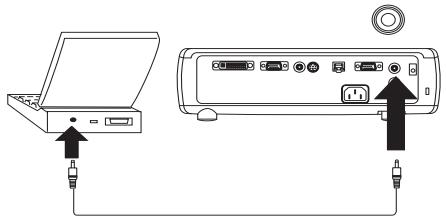 INFOCUS X8 - Raccordement à des haut-parleurs externes - 2