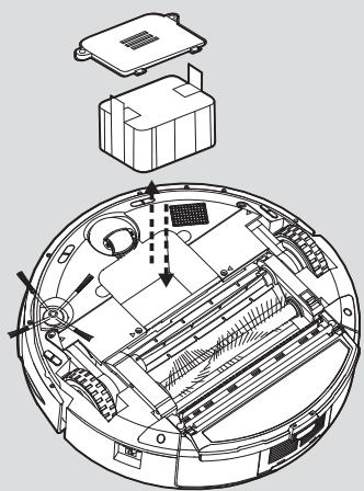 HOOVER RBCO12 - Remplacement des piles du mur virtuel* - 3