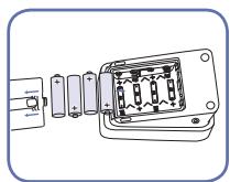 BRAUN NC - Mise en place des piles - 1