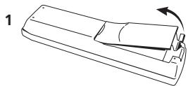 MIELE H 4641 BP KAT BLANC - Insertion des piles - 1