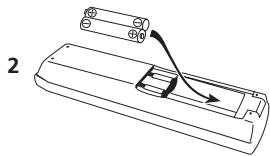 MIELE H 4641 BP KAT BLANC - Insertion des piles - 2