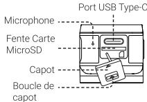 INSTA360 CAMESCOPEACTIONONE - Nom des composants - 2