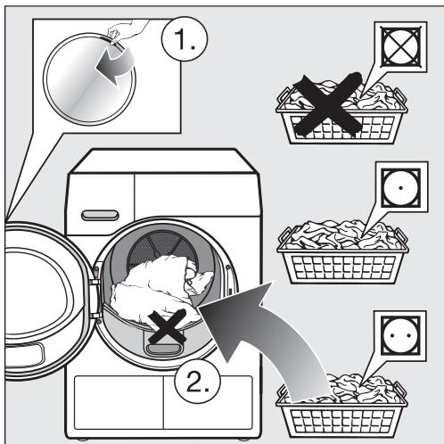 MIELE NC - Charger le linge - 1