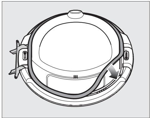 MIELE NC - Visser les vis et installer le joint de porte - 2