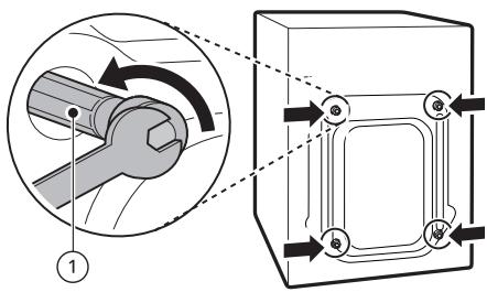 DARTY F964V51WRS - Retrait des boulons de transport - 1