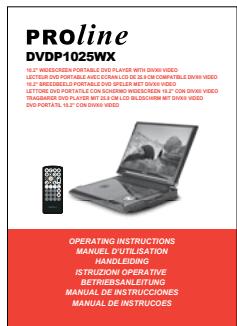 PROLINE DVDP1025wx - ■ Interférence avec le poste de télévision - 1
