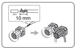 SONY STR-DH800 - : Raccordement des enceintes - 2