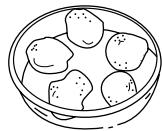 DAEWOO KOG-1N4A - Disposition des aliments - 1