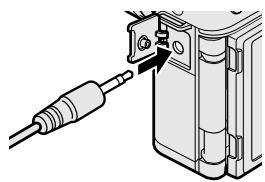FUJIFILM X-T100 - Utilisation d'un microphone externe - 1