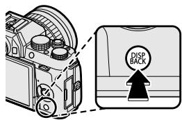 FUJIFILM X-T100 - La touche disp/back - 1