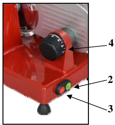 RITCHEN CHEF RCPTR195R - Reglage de l'epaisseur de COUPE - 1