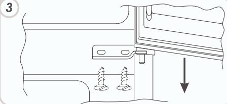 CANDY CDM 3665E INOX - Inverser le SENS d'ouverture des PORTES - 3
