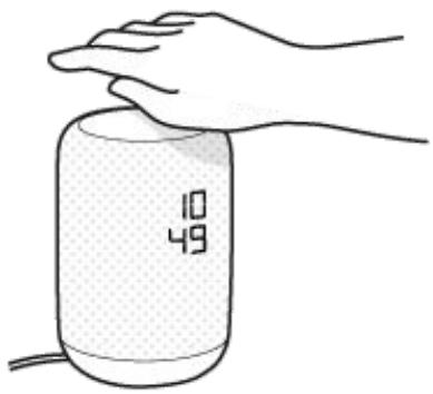 SONY LF-S50G - Mouvements pour contrôler l'enceinte - 1