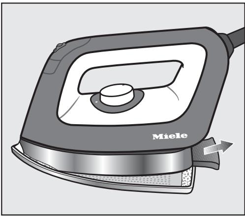 MIELE B 3312 - Positionner la semelle anti-adhésive - 1