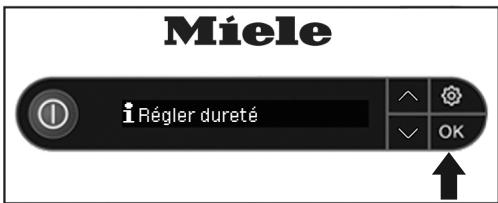 MIELE B 3312 - Régler le degré de durée de l'eau - 1