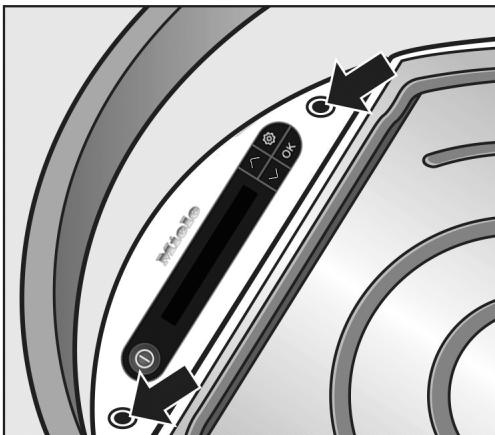 MIELE B 3312 - Sortir le fer à repasser et la tige guide-fil - 2
