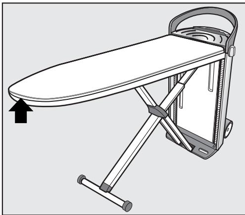 MIELE B 3312 - Nettoyer ou remplacer la housse de la table de repassage - 1