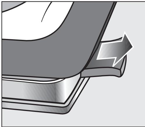 MIELE B 3312 - Retirer la semelle anti-adhésive - 1