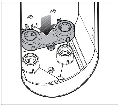 MIELE B 3312 - Positionner le filtre à eau - 1