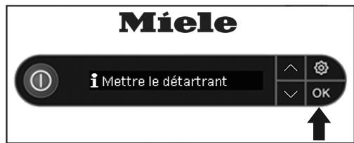 MIELE B 3312 - Mettre le détartrant - 2