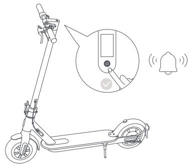 Xiaomi scooter 3 lite - Control Panel & Power Button/Tableau de bord et bouton d'alimentation/Bedienfeld und Startknopf - 4