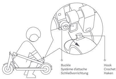 Xiaomi scooter 3 lite - Fold & Carry/Pliage et transport/Zusammenklappen und tragen - 2