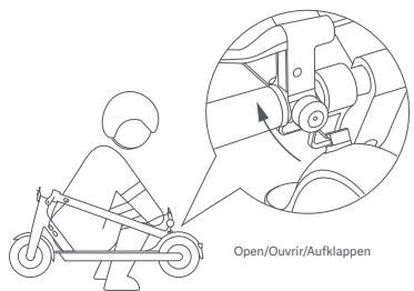 Xiaomi scooter 3 lite - Fold & Carry/Pliage et transport/Zusammenklappen und tragen - 4
