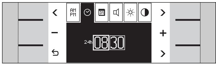 GAGGENAU BS 250-110 - Exemple : modifier l'affichage de veille - 2