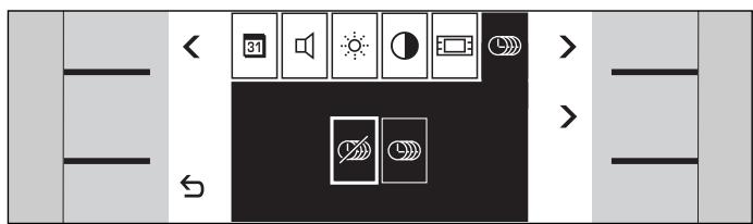 GAGGENAU BS 250-110 - Exemple : modifier l'affichage de veille - 8