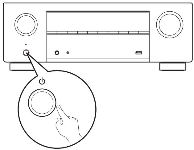 DENON AVRXSSOBTBKE2 - 5) Mettre en marche le récepteur - 1
