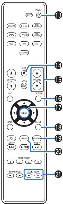 DENON AVRXSSOBTBKE2 - Touche SLEEP - 1