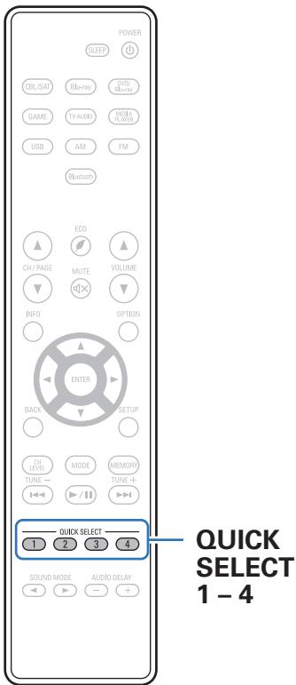 DENON AVRXSSOBTBKE2 - Fonction de sélection rapide plus - 1