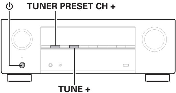 DENON AVRXSSOBTBKE2 - Réinitialisation des réglages d'usine - 1