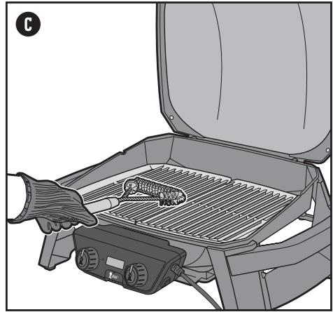 WEBER PULSE 1000 noir - Rangement du régulateur de température - 3
