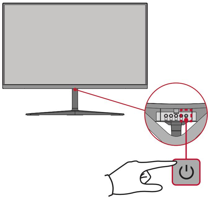VIEWSONIC VX2718-2KPC-MHD - Turning the Device On/Off - 1