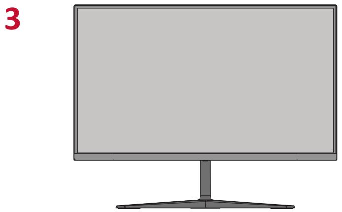 VIEWSONIC VX2718-2KPC-MHD - Installing the Stand - 3
