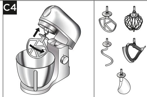 KENWOOD KMX751ARD - Brugsdiagrammer og brugsanvisninger - 4