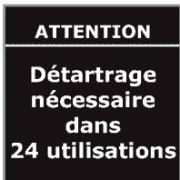 KRUPS EA8220FR - PROGRAMME DE DÉTARTRAGE - DURÉE : 22 MINUTES ENVIRON - 3