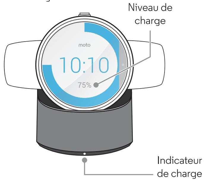 MOTOROLA MOTO 360 - Recharger la batterie - 3