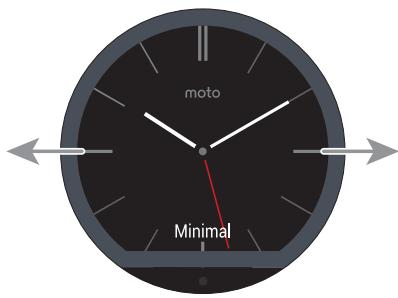 MOTOROLA MOTO 360 - Changer le cadran de votre montre - 2
