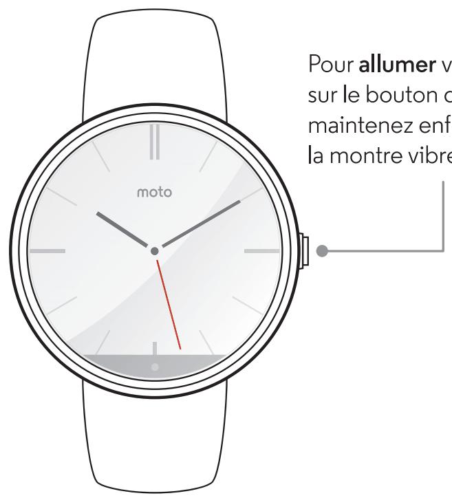 MOTOROLA MOTO 360 - Allumer et éteindre - 1