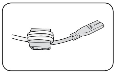 SAMSUNG DA-E750/ZF - INSTALLATION DU TORE DE FERRITE SUR LE CABLE D'ALIMENTATION - 4
