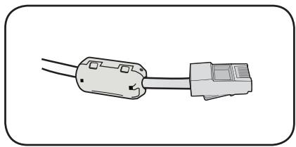 SAMSUNG DA-E750/ZF - INSTALLATION D'UN NOYAU EN FERRITE SUR LE CABLE LAN - 4